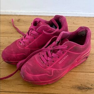 Skechers Kids' Vibrant Pink Sneakers